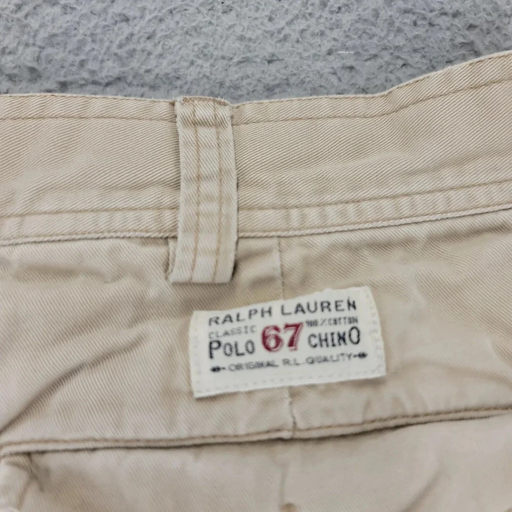 Polo by Ralph Lauren‎ Shorts Mens 35 Tan Vintage Baggy Cargo Y2k 90s Skater